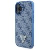 Guess GUHCP16SP4TDSCPB iPhone 16 6.1 niebieski/blue hardcase Leather Metal Logo Strass Crossbody